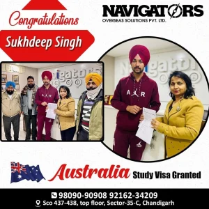 Australia Study Visa Testimonial - Sukhdeep Singh 