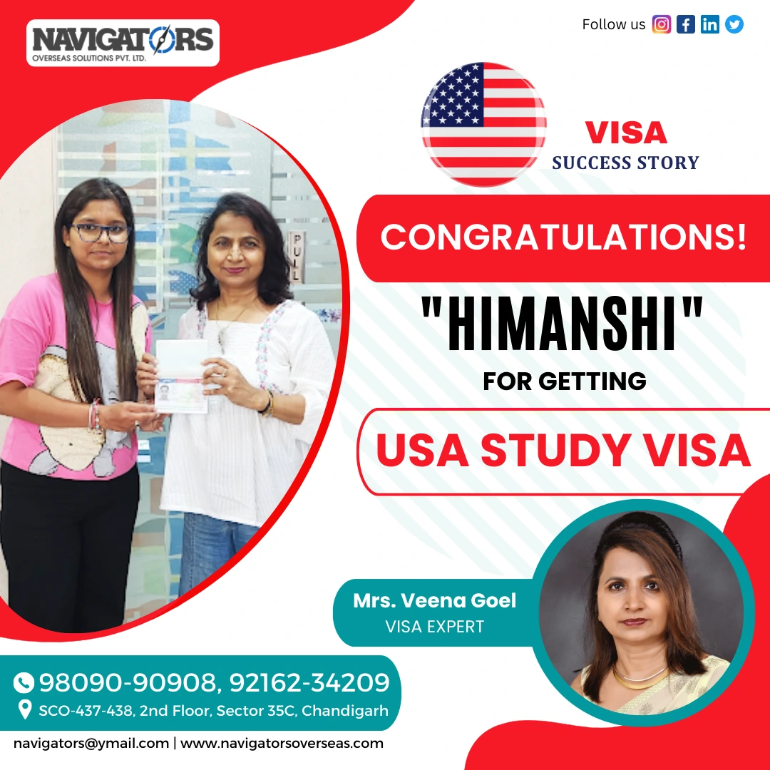 Achieving Dreams: Himanshi's USA Study Visa